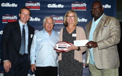 Barbara Girardi and Live4Evan Recognized by the Kraft Family, Patriots Foundation, and Gillette